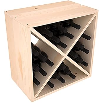 Amazon.com: Wooden Wine or Beverage Bottle Storage Box 