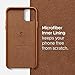 CYRILL Basic Leather Designed for Apple iPhone 11 Case (2019) - Saddle Brown
