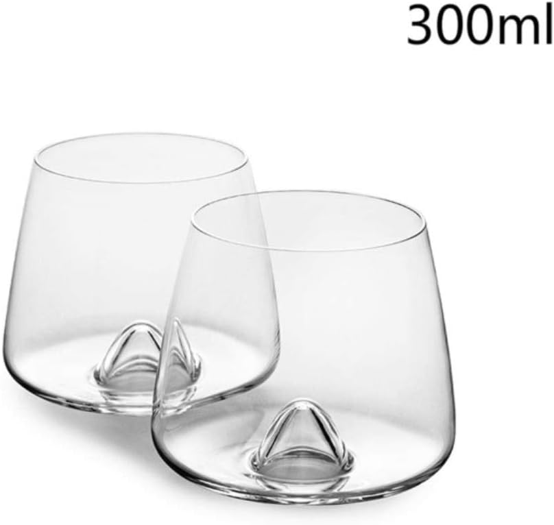 Amazon De Norman Copenhagen Designer Rotweinglaser Wirbel Wirbel Rock Spin Whisky Glas Cognac Brandy Snifters Likor Tasse Whisky Becher 2 Stuck 300ml Glas