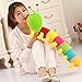 3 otters Plush Toy, 31.5”Colorful Caterpillars Toy Stuffed Animal Travel Toy