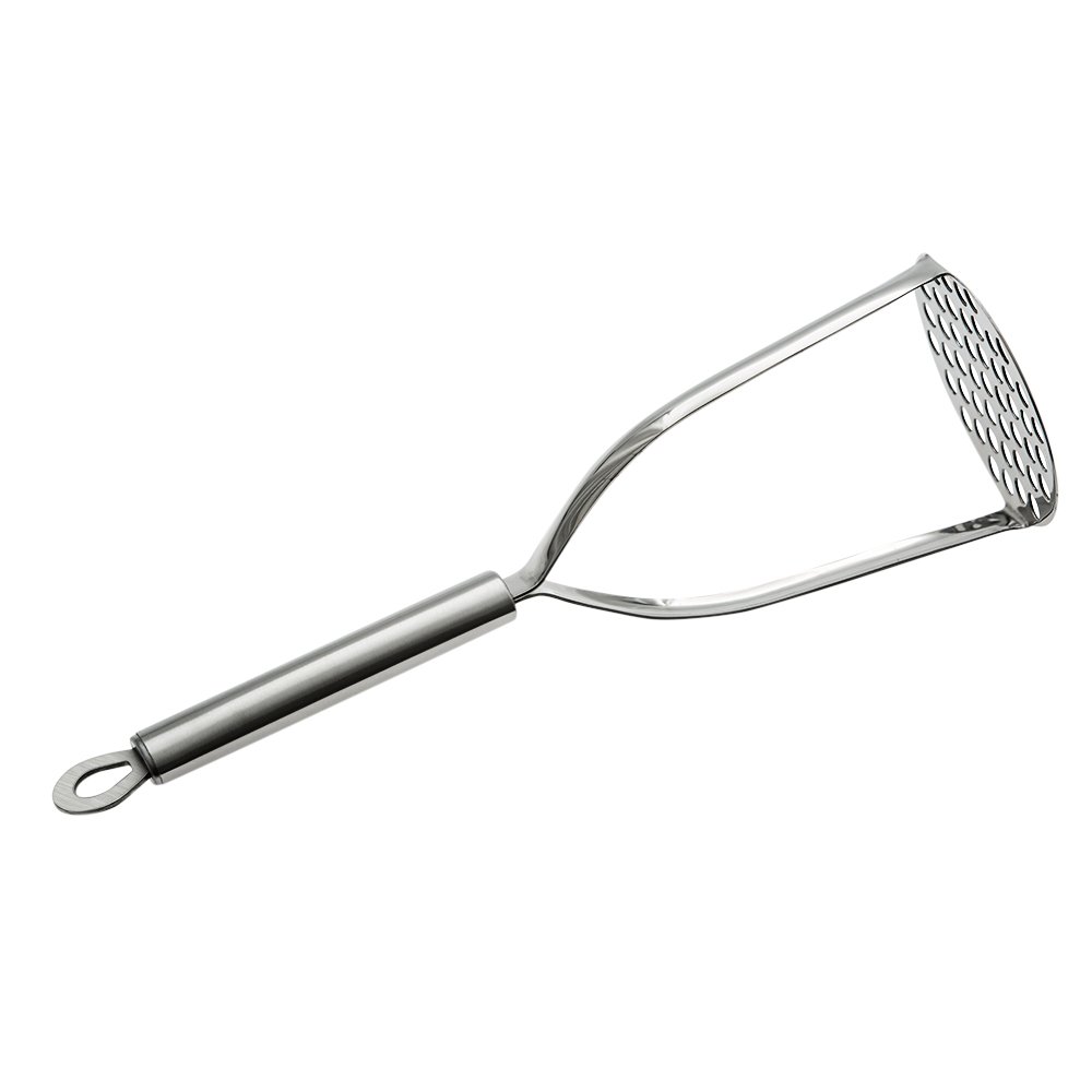 TAFOND Potato Masher ricer with Broad and Ergonomic for Smooth Mashed Potatoes, Vegetables and Fruits