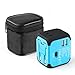 Travel Adapter, Universal Travel Adapters All-in-one Worldwide Chargers for US UK AU EU with Dual USB Charging Ports Universal AC Socket - Safety Fused(blue)