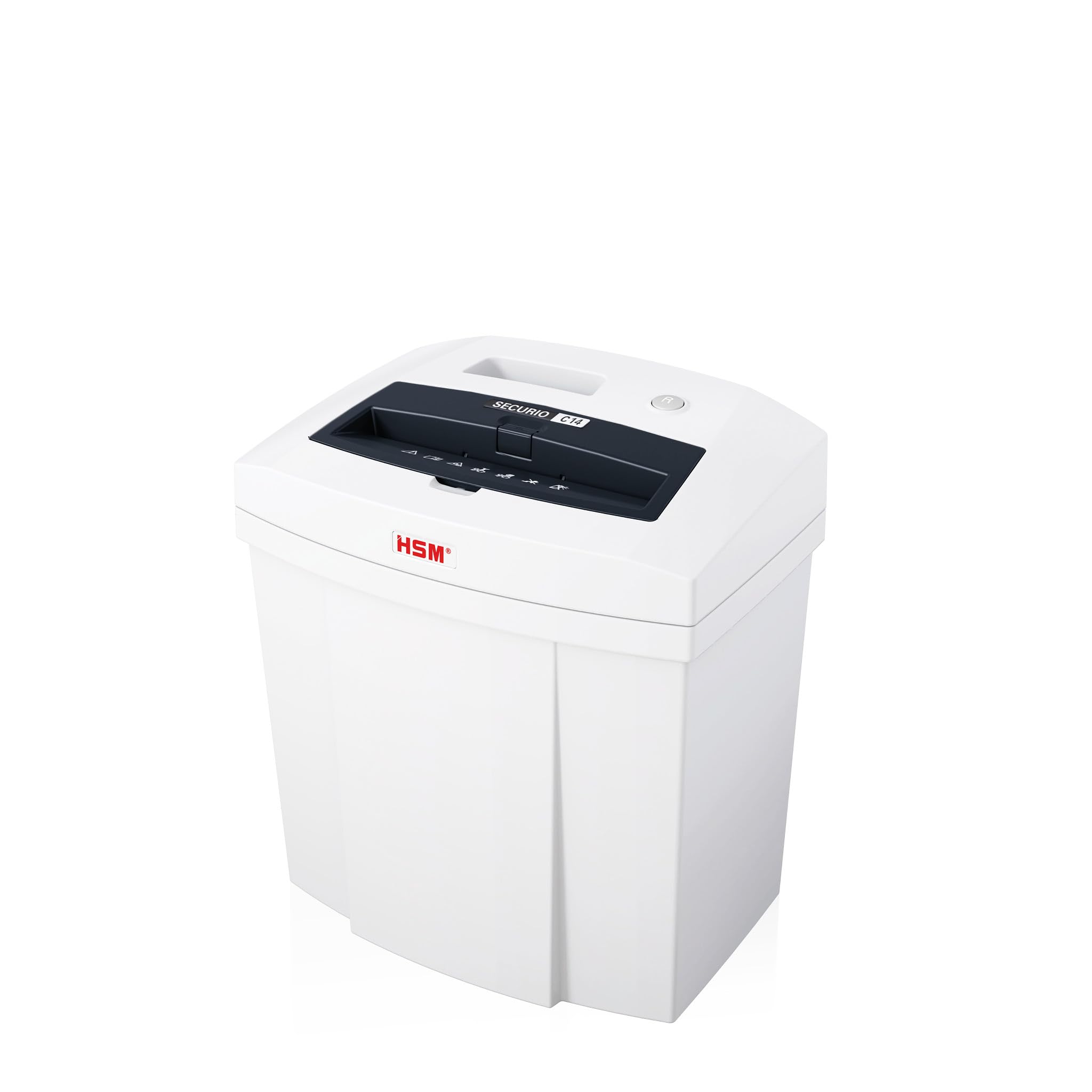 HSM Securio C14 Paper Shredder, Particle Cut P4, 6 Sheets, Compact & Energy Saving, GDPR Compliant, Durable