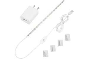 QUMIIRITY 5V USB LED Strip Light for Sewing Machine Portable Adhesive Lighting Kit with Touch Control IP65 Waterproof 30cm Le