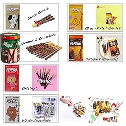 LOTTE Pepero Chocolate Stick 6 Flavors Combo