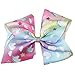 8 Inch Big Hair Bows Grosgrain Boutique Large Unicorn Bow Clips For For Teens Kids Toddlers Set of 6