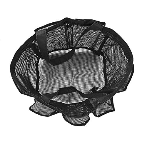 Beaverve Portable Mesh Shower Caddy, Large College Dorm Bathroom Shower Caddy Tote Quick Dry Shower Tote Bag Oxford Hanging Bath and Toiletry Organizer with 2 Handles for Shampoo, Conditioner, Soap - Thumbnail 6