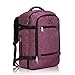 Hynes Eagle Travel Backpack 40L Flight Approved Carry on Backpack Men Large Cabin Weekender Laptop Backpack Women 15.6 inches Red Violet 2017