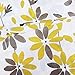 Sunm Boutique Yellow Flowers Bathroom Shower Curtain Set Hooks Included Waterproof Durable Polyester Fabric Shower Curtains Bathroom Accessories