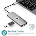 1byone USB C Hub 9 in 1 Aluminum Multiport Adapter With USB-C Charging, Port of Mic/Audio,3 USB 3.0 ports, HDMI, SD, MICro SD for Macbook Pro, Surface Pro,Notebook PC, USB Flash Drives and More