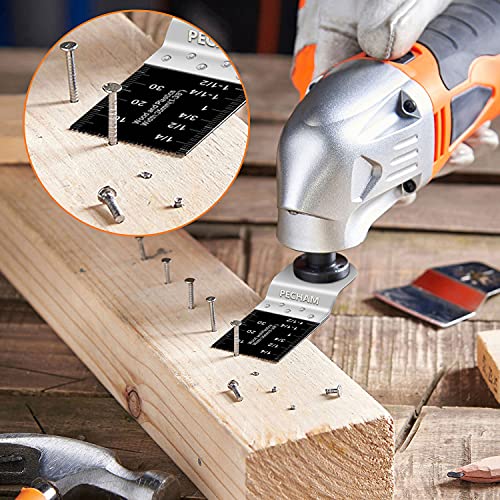PECHAM 29PCS Universal Wood Metal Oscillating Multitool Quick Release