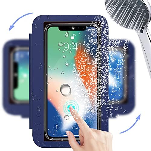OOLYCIO Shower Phone Holder Waterproof Case Rotatable,OOLYICO Wall