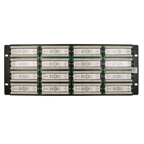 Vertical Cable Cat5e 96 Port 19" Horizontal Rackmount 4U Patch Panel