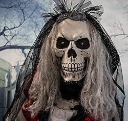 Haunted Hill Farm 65-in. Animated Moaning Skeleton