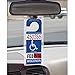 WalterDrake Handicap Placard Protective Plastic Hanger