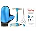 Pet Grooming Kit Effectively Reduces Shedding Professional Deshedding Brush and Massage Glove Nail Clippers Finger Toothbrush And Scissors for Dogs And Cats