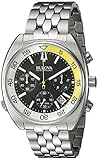 Bulova Men's 'Snorkel' Quartz Stainless Steel Watch, Color:Silver-Toned (Model: 96B237)