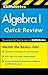 CliffsNotes Algebra I Quick Review, 2nd Edition (Cliffs Quick Review (Paperback))