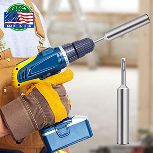 SDSPlus Ground Rod Driver for 5/8” & 3/4” Ground Rods Great for All