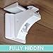 Cabinet safety locks - Child Safety- 4 locks 1 key -baby magnetic locks for drawers and cabinets -child proof-easy installation - no tools or screws needed.