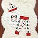 Oklady Infant Toddler Baby Boys Girls Deer Lettler Print Outfits Rompers Clothes Set