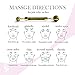 Jade Roller for Face | Beauty Roller to Improve the Appearance of Your Skin, Provide Relaxation, Massage Your Face & Enhance Your Skin Care Routine | Real 100% Natural Jade Stone Kit for Face & Neckthumb 3