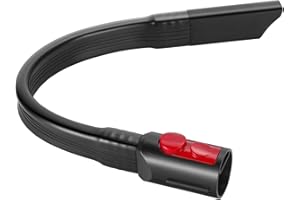 Cabor 17'' Flexible Crevice Tool for Dyson V7 V8 V10 V11 V15 Cordless Vacuum, Perfect Vacuum Attachment for Dryer Vent, Car D