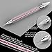 Makartt Dual -ended Nail Rhinestone Picker Beads Picker Dotting Pen Wax Pen With acrylic Handle Manicure Nail Art Tool-Pink