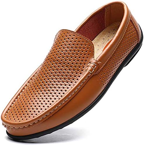 Bravell ドライビングシューズ メンズ 本革 ビジネスシューズ 紳士靴 スーツ用 ローファー スリッポン モカシン スリップオン デッキシューズ 幅広 3e 通勤 仕事用