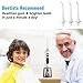 Cordless Water Flosser Oral Irrigator, Nicefeel IPX7 Waterproof Anti-leakage 3-Mode USB Rechargable Professinal Portable Water Dental Flosser with 4 Jet Tips for Braces and Teeth Whitening of Family