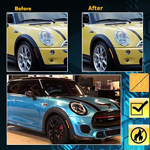 GTinthebox Smoked Lens Led Side Marker Light Kit for 2007-2013/14 MINI Cooper R55 R56 R57 R58 R59 R60 R61,Replace OEM Sidemarker Lamps - Thumbnail 5