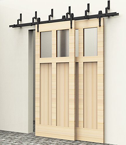 Amazon.com: DIYHD 6ft Bypass Sliding Barn Wood Door Track Hardware ... - Amazon.com: DIYHD 6ft Bypass Sliding Barn Wood Door Track Hardware Kit  Arrow Rustic Black Barn Closet Interior Sliding Door Partition Wood Door  Hardware ...