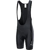 Przewalski Men’s 3D Padded Cycling Bike Bib Shorts, Bicycle Biking Bib Shorts