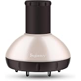 Segbeauty Hair Diffuser with Deep Bowl, Adjustable Air Flow Professional Hair Diffuser Attachment for Curly Wavy Hair, Hairstylist Barber Salon Tool Fitting Most Blow Dryer with 1.57"-1.97" Nozzle