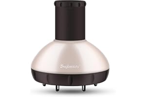 Segbeauty Hair Diffuser with Deep Bowl, Adjustable Air Flow Salon Hair Diffuser for Curly Hair, Professional Curl Frizz-free 
