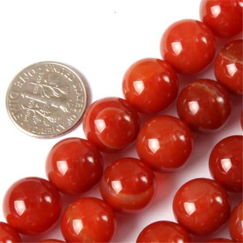 GEM-inside Gemstone Loose Beads Genuine Natural Stripe Blue Agate 12mm Round Energy Stone Power Beads for Jewelry Making 15"