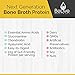 Bone Broth Protein Powder Supplement for Women and Men | Designed for Joint Pain with Glucosamine Chondroitin, Weight Loss, Digestive System, Younger Hair & Skin | 100% Natural Flavored (1LB)