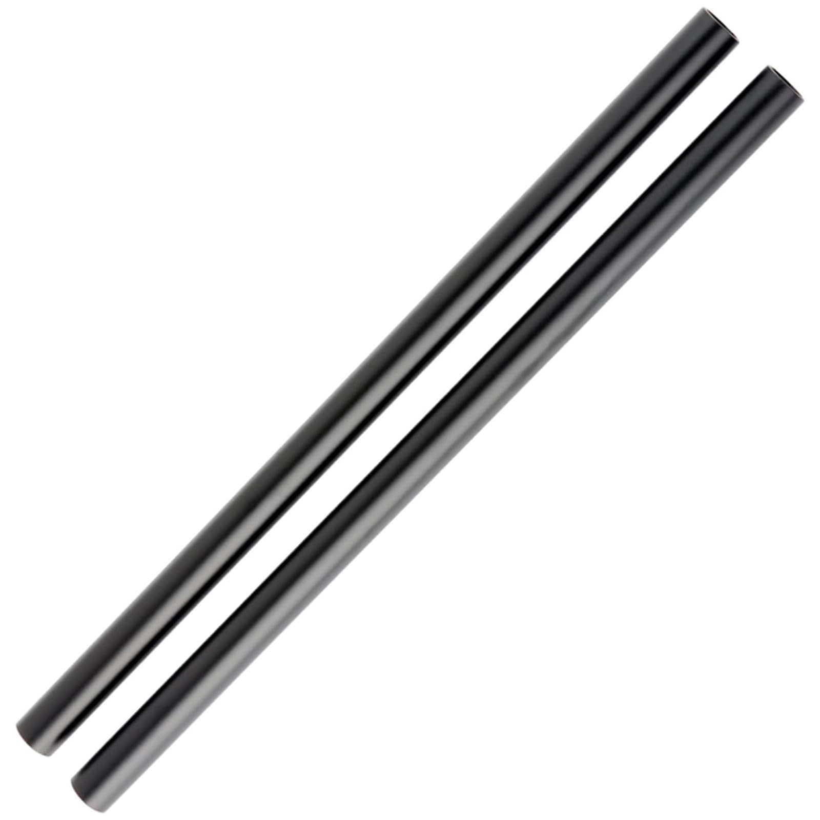 NICEYRIG Standard 15mm Aluminum Alloy Rods M12 Thread 30cm/12 Inch Long for Camera 15mm Support Rail System