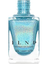 ILNP Aria - Sky Blue Ultra Holographic Nail Polish, Chip Resistant Manicure, Non-Toxic Nail Lacquer, Vegan, Cruelty Free, 12ml