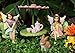 Pretmanns Fairy Garden Accessories – Kit with Miniature Fairy Garden Fairies – 9 Piece Figurine & Furniture Set – Fairy Garden Supplies