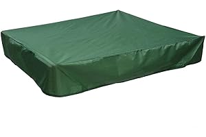 Sandbox Cover with Drawstring, Sandbox Cover Protective Dustproof Oxford Cloth Heavy Duty Thick Waterproof Tarp Cover Dustpro