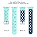 Band for Apple Watch 38mm, Alritz Silicone Sport Straps Replacement Wristband Bracelet for Apple Watch Series 3 / Series 2 / Series 1 / Nike+, Mint/Blue