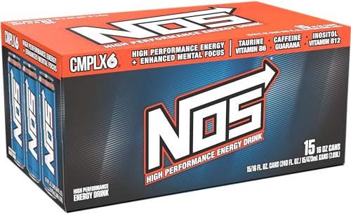 NOS ORIGINAL: HIGH PERFORMANCE ENERGY DRINK. 16 FL OZ