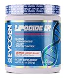 Evogen Lipocide IR | Instant Release Fat Burning Powder | 60 Servings (Orange Mango, 60 Servings)