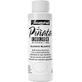 Jacquard Pinata Alcohol Ink - Blanco Blanco White - Professional and Versatile Ink that Produces Color Saturated and Acid-Free Results - 4 Fluid Ounces - Made in The USA