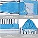 Hoomall Kids Bath Towel for Boys Girls, Whale Pattern Child Hooded Beach Towel Fast Drying Ultra Absorbent Poncho for Bath/Pool/Beach Swim Cover (127cmx76cm, Blue Whale)