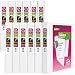 Avery Durable View Binder, 1" Slant Rings, 220-Sheet Capacity, DuraHinge, White, Case Pack of 12 (17012) primary