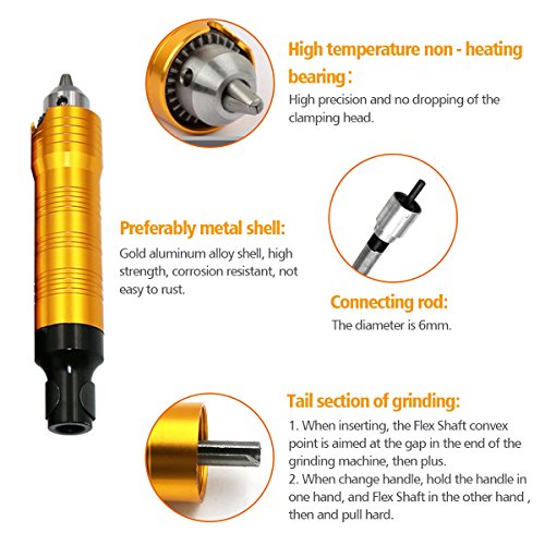 image for Flexible Flex Shaft for Electric Drill Rotary Tool，Drillpro Flex Sha