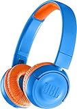 JBL JR300 Kids Wireless On-ear Headphones (Blue/Orange)
