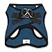 Voyager Step-In Air Dog Harness - All Weather Mesh, Reflective, No Pull Harness for Small, Medium Dogs, Cats - Secure with Hook & Loop Fastener, Buckle, Double D-Rings - Blue/Black Trim, XL